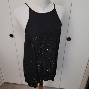 Love Riche ♥︎ chic boutique flowy black tank top